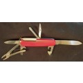 Victorinox Vintage Swiss Army knife Mechanic  from 1996 with Red Scales as per pictures Dicontinued