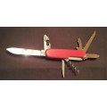Victorinox Swiss Army Knife Camper-Good  condition as per Pictures Older model with Grooved Cork Scr