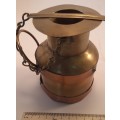 Copper and Brass small milk can Hight 11 cm condition as per pictures