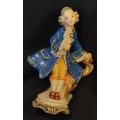 Porcelain Vintage Victorian Man Made in Italy  Hight12 cm width 9 cm