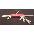 Victorinox - Huntsman Plus with Red Scales Good Condition Discontinued