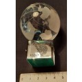 Crystal World Globe ornament sits in concave square Crystal Stand Koala Hight 7 cm