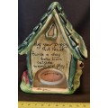 Blue Sky clay works Puppy Play House tea light made in Canada year 2008