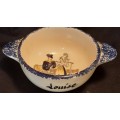 Cereal Bowl  From Cherbourg France Faiencerie
