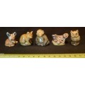 Wade Whimsie Animals Figures five pieces as per pictures