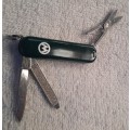 Swiss Army Knife .Victorinox- Classic  SD Dark Green  scales with logo 58 mm