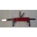 Victorinox Swiss Army Knife -  Spartan/Standard Red Scales  Good Condition
