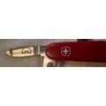 Swiss Army Knife Wenger - Commander Discontinue collectable Man Roland logo on Main blade