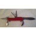 Swiss Army Knife Wenger - Commander Discontinue collectable Man Roland logo on Main blade