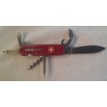 Swiss Army Knife Wenger - Commander Discontinued collectable Mini Buffet logo on scale