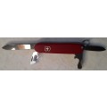 Victorinox Recruit- red  nylon scratch resistant scales  tools as per pictures VG Condition
