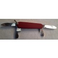 Victorinox Recruit- red  nylon scratch resistant scales  tools as per pictures VG Condition