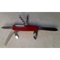 Swiss Army Knife Camper Condition as per pictures Older model with grooved cork screw