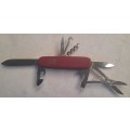 Swiss Army knife (Climber)  Victorinox - With Logo on main blade Good condition Nylon Scales