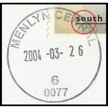 VIRTUAL TRIAL STAMP, 2004 - A FINE EXAMPLE WITH ERROR "MENLYN CENRAL" CANCEL!