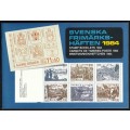 SWEDEN - MNH BOOKLET ISSUES, 1984 - PRISTINE WITH DESCRIPTIVE BOOKLET!
