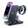 DW Joyroom 4 in 1 Foldable Wireless Charging Stand For iPhone / AirPods / Apple Watch -JR-WQS02
