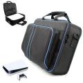 DW Portable Carrying Bag For PS5 Console Adjustable Shoulder Bag - Black / Blue - Unisex