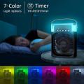 DW Portable Air Conditioner Fan, Mini Evaporative Air Cooler with 7 Colors LED ( Not rechargeable)