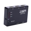 DW HDMI Switch 3D Intelligent 3 to 1 Port Switcher With IR Remote