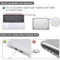 DW HardShell Case For MacBook Pro 13` Clear - A1706/A1708/A1989/A2159/A2251/A2289/A2338
