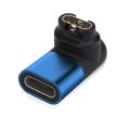 DW Charger Adapter For Garmin Fenix 7/7S/7X/6/6S/6X - USBType-C Female To Garmin Fenix 7 Male (Blue)