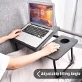 DW Portable Laptop Stand for Desk, Folding Bed Table with Cup Holder