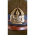 OLD  VINTAGE SOUTH AFRICAN  ARMY GYMNASIUM OFFICERS HAT