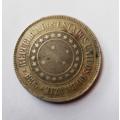 1895 - 200 REIS BRAZIL COIN
