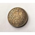 1901 -  2 MARK GERMAN COIN