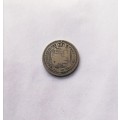 1887 GREAT BRITAIN, VICTORIA , SHILLING - SCARCE COIN