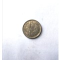 1947 3 d COIN SOUTHERN RHODESIA