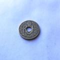 1925 10 CENTIMES SILVER COIN FRANCE