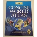 PHILIPS CONCISE WORLD ATLAS - HARDCOVER BOOK