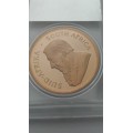 1983 PROOF GRADED 1 OUNCE KRUGER  WITH CERTIFICATE and original box