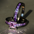 Black Gold Filled Wedding Bridal Ring size 6 - 10