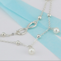 Infinity Anklet Creative Silver Plated Double Chain