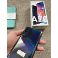 Samsung A70 128gb Dual SIM 6gb ram with box and cover