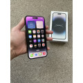 Iphone 14 PRO MAX 256gb Dual sim Excellent condition like brand new with box and cable