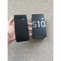 Samsung S10 plus 8gb ram 128gb with box and cover
