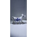 Vintage Delft Blue Creamer in Shape of a Cow