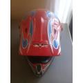 MED/LARGE V-CAN HELMET...USED ONCE ONLY..BRAND NEW CONDITION..BARGAIN!!