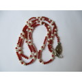 Carnelian and Pearls Necklace