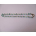 Sterling Silver and Apatite Bracelet