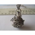 925 Sterling Silver `Rattle  Pendant