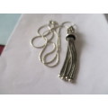 925 Sterling Silver Tassels Necklace