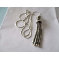 925 Sterling Silver Tassels Necklace
