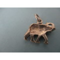 925 Sterling Silver `Elephant `` Charm or Pendat