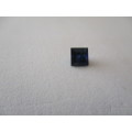 5.10mm Princess cut Blue Sapphire 0.89ct