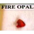 6.20mm Trillion cut Genuine Fire Opal 0.49ct